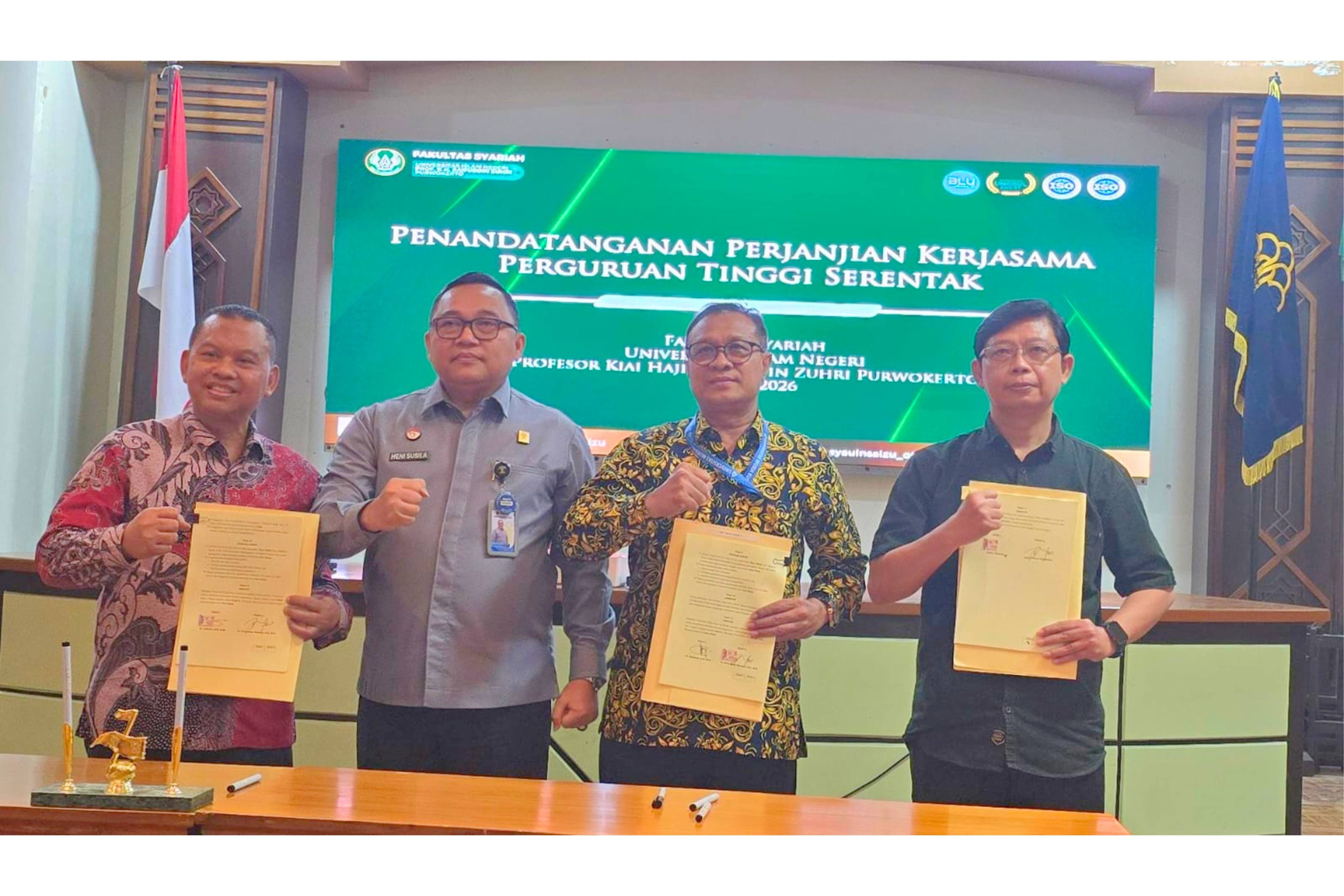 Ketua STIE Tamansiswa Banjarnegara Menghadiri Penandatanganan Perjanjian Kerjasama Kemenkumham Dengan Beberapa Perguruan Tinggi Di Jawa Tengah 